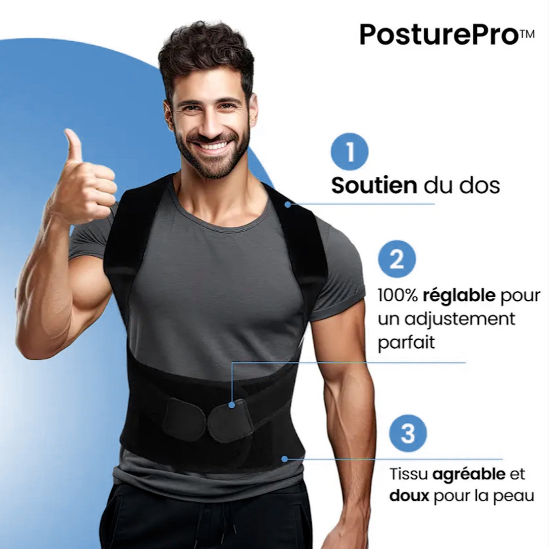 PosturePro™ V2 | Corrige votre posture et soulage vos douleurs dorsales