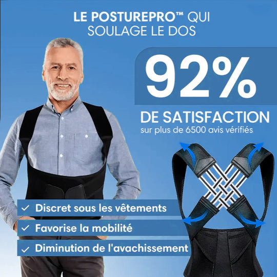 PosturePro™ V2 | Corrige votre posture et soulage vos douleurs dorsales